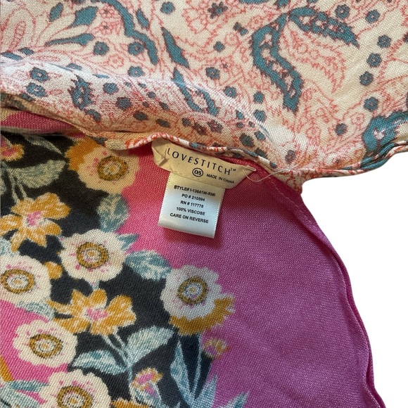 Love Stich Colorful Floral and Abstract Kimono - Picture 6 of 8